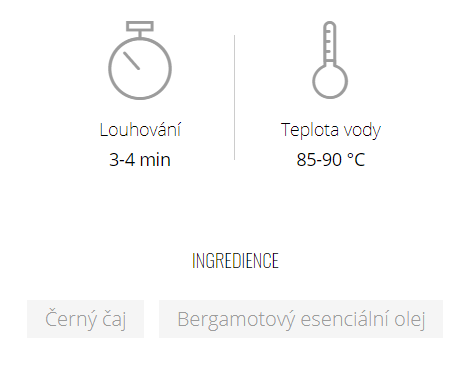 Kusmi St Petersburg ingredience