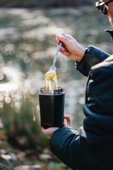 Vialli Design termoska na jedlo FUORI čierna 500 ml