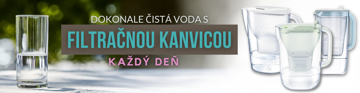 Dokonale čistá voda s filtračnou kanvicou