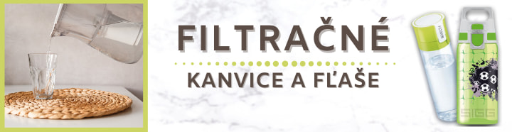 Filtračné kanvice a fľaše