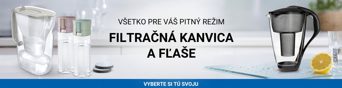 Filtračná kanvica a flaša