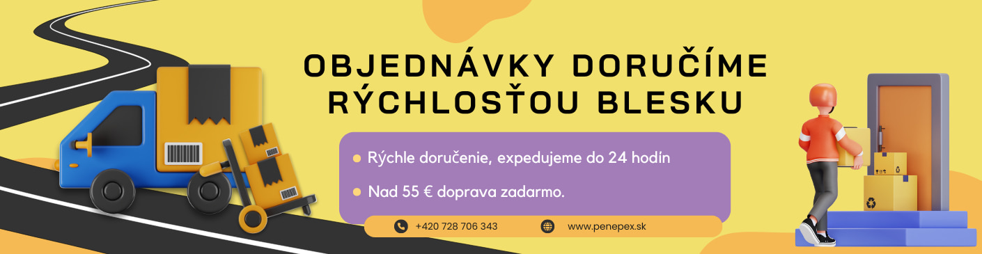 Penepex doprava zdarma nad 55 €